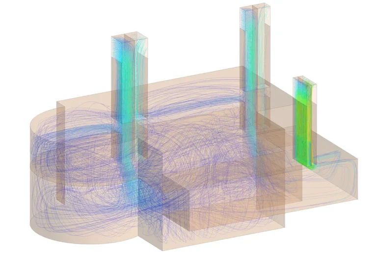 CFD Simulation of Wind Flow Around a Windcatcher