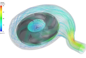 CFD Simulation of a Centrifugal Fan for Flow and PCFD Simulation of a Centrifugal Fan for Flow and Performance Analysiserformance Analysis