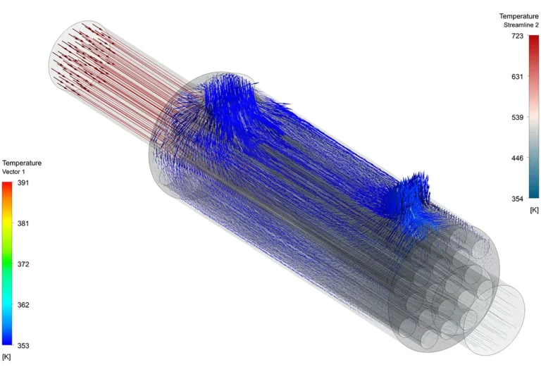 CFD Simulation of an EGR Cooler for Exhaust Gas Thermal Management