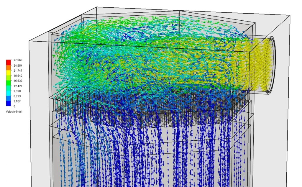 CFD consulting and engineering simulation for Industrial Fluid Flow & Equipment