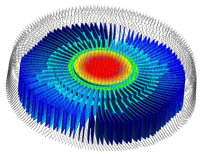 CFD analysis of CPU heatsink cooling